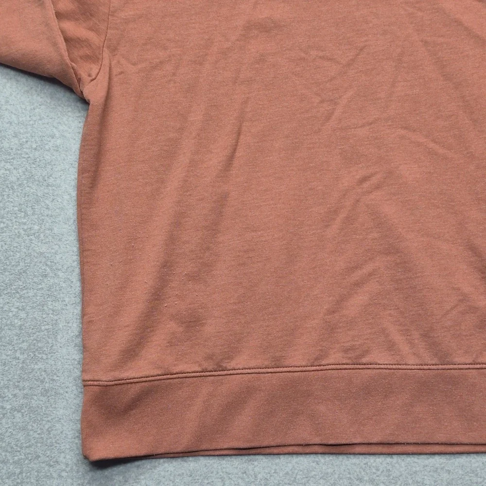 Patagonia Pullover Hoodie Boys XL Burnt Orange Rust Sweatshirt Pouch Pocket Crew